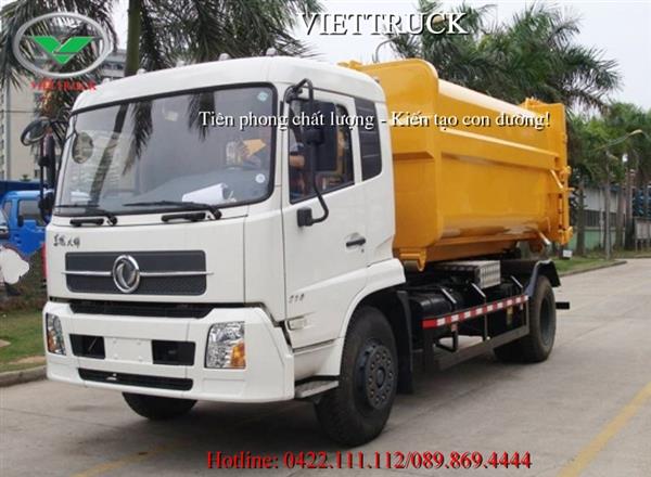 Ô tô chở rác thùng rời (hooklift) 15 khối (15m3) Dongfeng DFL1160BX2