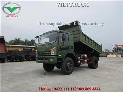 Xe tải ben dongfeng Trường Giang 2 cầu tải trọng 7,8 tấn