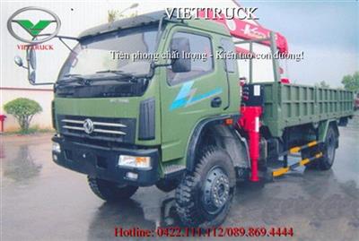 Xe tải 7 tấn Dong phong việt Trung gắn cẩu UNIC model URV345