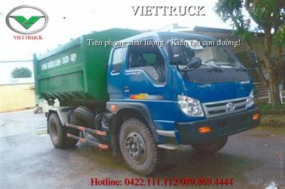 Xe chở rác thùng rời (hooklift) 11 khối (11m3) THACO FLD800B